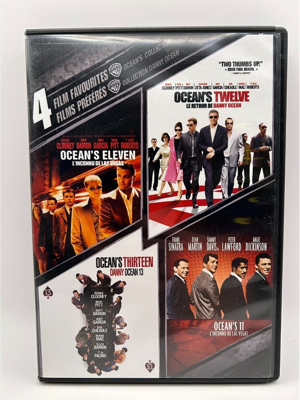 Ocean's Collection: 4 Film Favourites DVD Box Set George Clooney 2009 Action